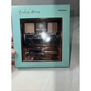 Profusion Flawless Browse Complete Brow Palette Sculpting Kit Light Medium